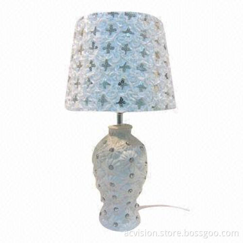 Noble golden ceramic table lamp for home decor